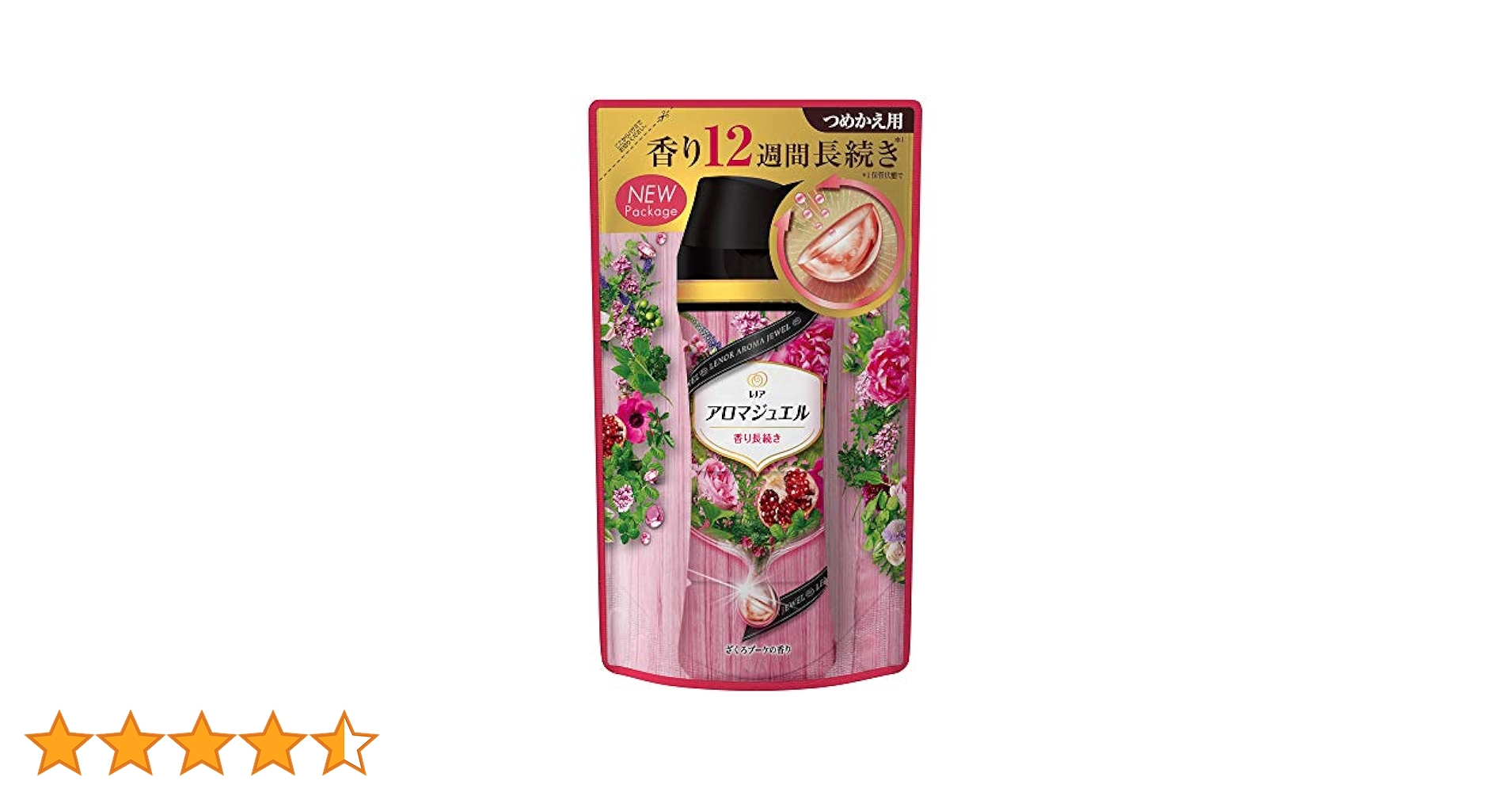 【廃盤】アロマジュエル ざくろブーケの香り 520mL x 6本 廃盤】アロマジュエル ざくろブーケの香り 520mL x 6本 レノア